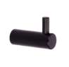 Afbeeldingen van Siro Kapstokhaak metaal - L 28mm/H 40mm/B 14mm mat zwart 