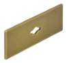 Afbeeldingen van Siro Onderplaat metaal - L 72mm/H 2mm/B 25mm vintage goud 