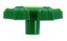 Afbeeldingen van Siro Meubelknop kikker kunststof - L 52mm/H 26mm/B 48mm groen 