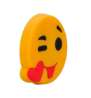 Afbeeldingen van Siro Meubelknop emoji smiley kunststof - L 52mm/H 25mm/B 51mm 
