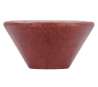 Afbeeldingen van Siro Meubelknop hout - L 30mm/H 14mm/B 30mm beuken donker rood gelakt 