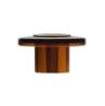 Afbeeldingen van Siro Meubelknop kunststof - L 35mm/H 19mm/B 35mm bruin/goud 