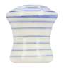 Afbeeldingen van Siro Meubelknop keramisch - L 30mm/H 34mm/B 30mm wit/blauw 