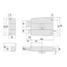 Afbeeldingen van Cisa oplegslot 50321-2 - 60mm - links met vaste cilinder 