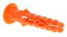 Afbeeldingen van Spit nylon plug - Ø8x40mm - met kraag
