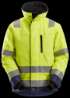 Afbeeldingen van Snickers Allround jack klasse 3 1130-6695, Maat 2XL, high-visibillity geel/donker blauw
