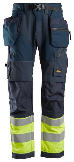 Afbeeldingen van Snickers werkbroek 6931-9566  d. blauw