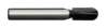 Afbeeldingen van Makita holprofielfrees - Ø6,4x12,7mm radius 3,2mm - schacht Ø6mm 2 beitels
