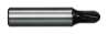 Afbeeldingen van Makita holprofielfrees - Ø6,35x6,35mm - schacht Ø8mm 2 beitels