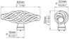 Afbeeldingen van Siro Meubelknop metaal - L 62mm/H 32mm/B 22mm - antiek tin 