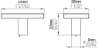 Afbeeldingen van Siro Meubelknop metaal - L 44mm/H 22mm/B 26mm antiek messing 
