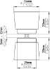 Afbeeldingen van Siro Douchedeurknop metaal - L 34mm/H 58mm/B 34mm chroom glanzend/wit 