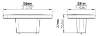 Afbeeldingen van Siro Meubelknop metaal - L 58mm/H 22mm/B 33mm RVS effect 