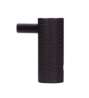 Afbeeldingen van Siro Kapstokhaak metaal - L 30mm/H 40mm/B 16mm mat zwart 
