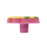 Afbeeldingen van Siro Meubelknop slak kunststof - L 50mm/H 24mm/B 46mm roze 