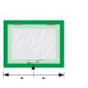 Afbeeldingen van Axaflex combi raamuitzetter 2640-10-81/E - lengte 180mm - RVS