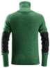 Afbeeldingen van Snickers sweater wol half zip 2905-3900, Maat 3XL, bosgroen
