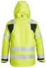 Afbeeldingen van Snickers ProtecWork geïsoleerd jacket, klasse 3, 1163-6695, Maat 27, high-visibillity geel/donker blauw