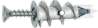Afbeeldingen van Spit Gipswandplug Driva TF27 - 31x8/27mm - gipswand zelfborgend met schroef 