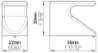 Afbeeldingen van Siro Meubelknop metaal - L 40mm/H 30mm/B 22mm - RVS effect 