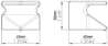 Afbeeldingen van Siro Meubelknop metaal - L 40mm/H 30mm/B 40mm - chroom mat 