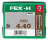 Afbeeldingen van Spax beslagschroef Fex-H - Ø4.0x40mm T15 - verzonken kop 1000 stukis  in doos