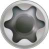 Afbeeldingen van Spax-D vlonderschroef - Ø5x50mm T25 - cilinderkop RVS