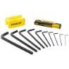 Afbeeldingen van Stanley stiftsleutelset - Hex grip - 9 delig