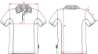 Afbeeldingen van Tricorp polo Shirt bicolor dames 202003 Zwart Rood 2XL
