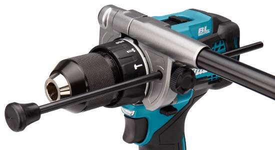 Afbeeldingen van Makita klopboor-/schroefmachine HP001GZ - 40V Max - zonder accu's en lader in doos