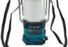 Afbeeldingen van Makita 40 V Max Camping lamp met radio en Bluetooth MR010GZ