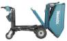 Afbeeldingen van Makita  dumper DCU602Z - 2x18V - zonder accu's en lader met kiepbak