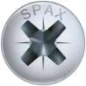 Afbeeldingen van Spax spaanplaatschroef - Ø5x16mm PZ2 - cilinderkop elektrolytisch verzinkt