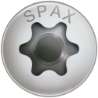 Afbeeldingen van Spax spaanplaatschroef - Ø3.5x16mm T15 - lenskop RVS