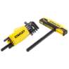 Afbeeldingen van Stanley stiftsleutelset - Hex grip - 9 delig