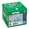 Afbeeldingen van Spax spaanplaatschroef - Ø5x60mm T20 - platkop RVS
