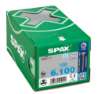 Afbeeldingen van Spax spaanplaatschroef - Ø6x100mm T30 - platkop RVS
