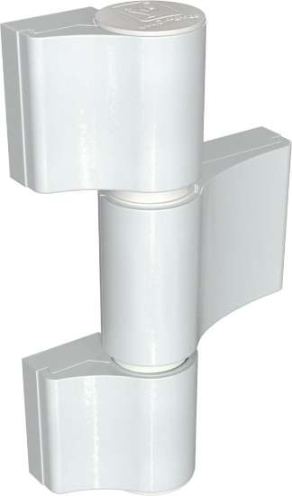 Afbeeldingen van Dr. Hahn scharnier 4 AT - as58mm - wit Ral 9016