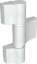 Afbeeldingen van Dr. Hahn scharnier 4 AT - as58mm - wit Ral 9016