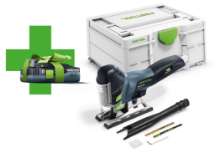 Afbeeldingen van Festool accu-decoupeerzaag PSC 420 EB Basic - 18V 1x accu BP 18 Li 120mm zaagdiepte - zonder lader in SYS3 systainer