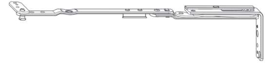 Afbeeldingen van Roto nt designo 2 schaararm 500 rechts 390 812067
