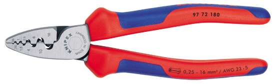 Afbeeldingen van KNIPEX Krimptang voor adereindhulzen