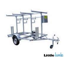 Afbeeldingen van Little Jumbo Steigeraanhangwagen 364x195x200cm