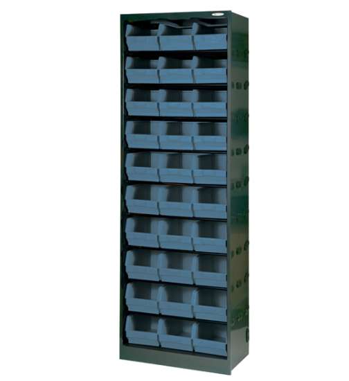 Afbeeldingen van Little Jumbo Magazijnkast 659x391x1900mm inlcusief 30 bakken