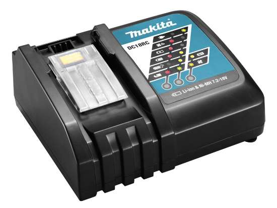 Afbeeldingen van Makita snellader DC18RC met koeling