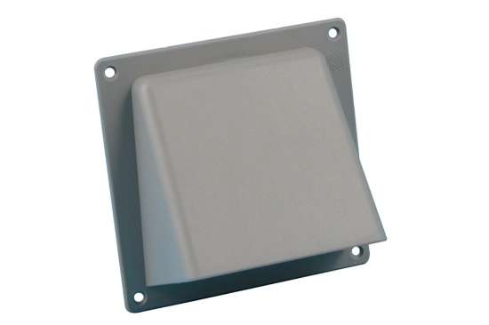 Afbeeldingen van Universele gevelklep ÂØ 100/125/110x54mm grij
