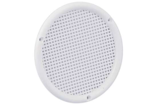 Afbeeldingen van Ventilatierooster kunststof Ø56mm vlak wit 