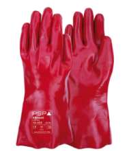 Afbeeldingen van PSP 10-435 handschoen PVC dubbel dipped mt.10