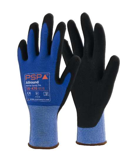 Afbeeldingen van PSP 10-470 handschoen nitril sandy pro mt.07