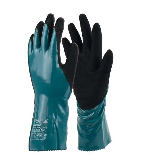 Afbeeldingen van PSP 40-280 handschoen nitril sandy mt.08